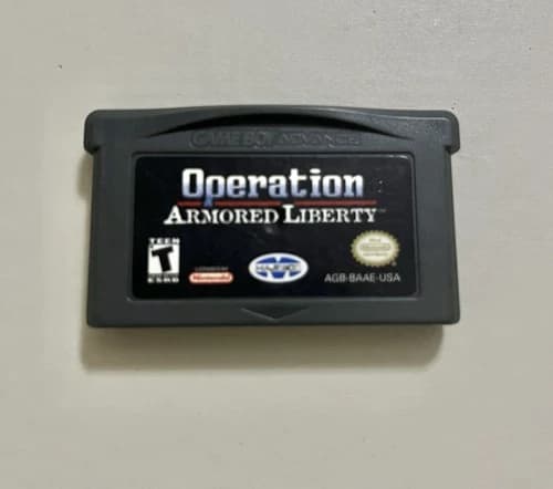 Operation Armored Liberty Nintendo Game Boy Advance Game