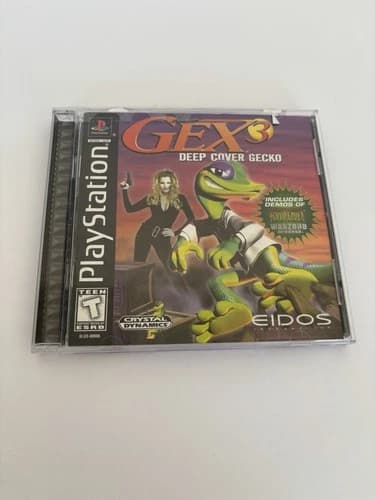 Gex 3 Deep Cover Gecko PS1 PlayStation 1 - Complete Tested