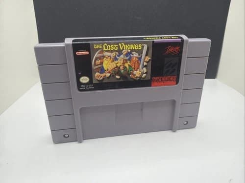 Lost Vikings (Super Nintendo SNES, 1993) ☆ Authentic ☆