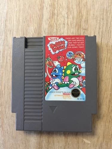 Taito Bubble Bobble Nintendo NES Game Working Pic PCB See Description Authentic