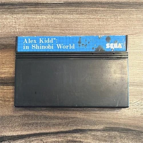 SEGA Alex Kidd in Shinobi World Sega Master System Mega Cartridge Video Game