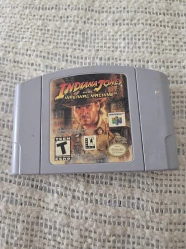 Indiana Jones and the Infernal Machine Nintendo 64 N64 Cartridge Only TESTED