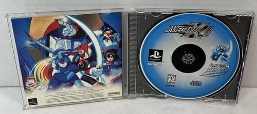 Mega Man X4 (PS1 Sony PlayStation 1, 1997) CIB Game Complete W/Manual Tested