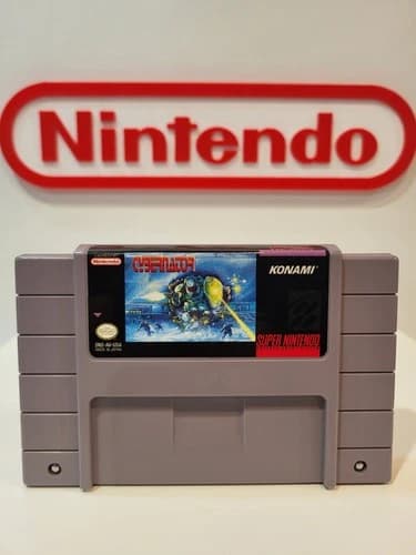 Cybernator (Super Nintendo SNES Game) Authentic & Tested KONAMI