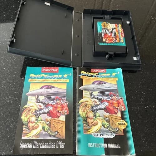 Sega Genesis Streets Fighter II Special Champion Edition CIB - Manual/Offer Card