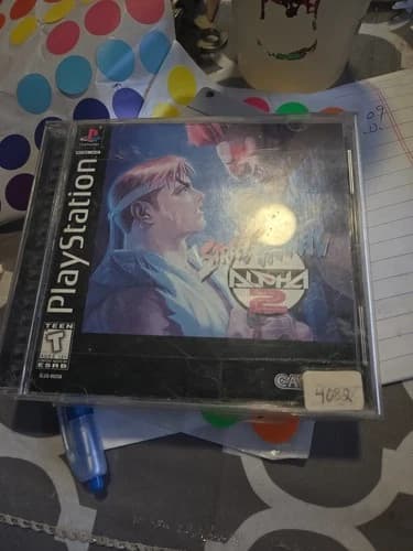 Street Fighter Alpha 2 Sony PlayStation 1 PS1 Game Complete Capcom NTSC