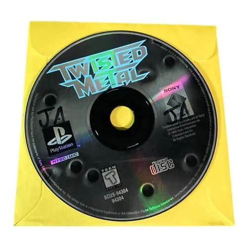 Sony PlayStation 1 PS1 Disc Only Tested Twisted Metal 1995 BL CF