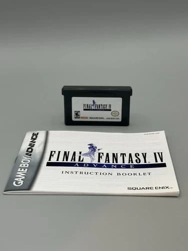 Nintendo Game Boy Advance Final Fantasy IV Advance 2005 Tested GBA Video Game