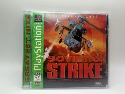 Soviet Strike (PlayStation 1 PS1) Greatest Hits CIB Complete /w Reg Card