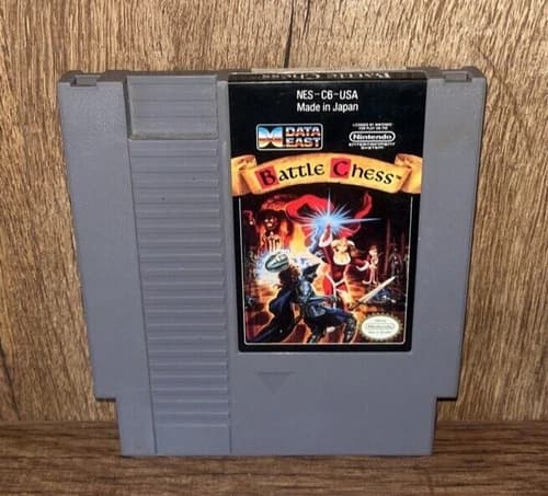 Vintage Battle Chess Nintendo NES Video Game