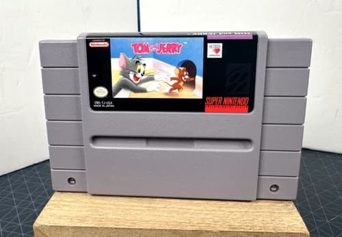 Tom and Jerry (Super Nintendo, 1993, SNES) Authentic, Tested & Works!