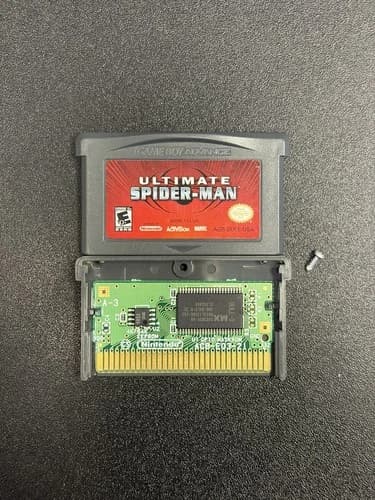Ultimate Spider-Man Nintendo Game Boy Advance GBA 2005 Authentic Tested Working