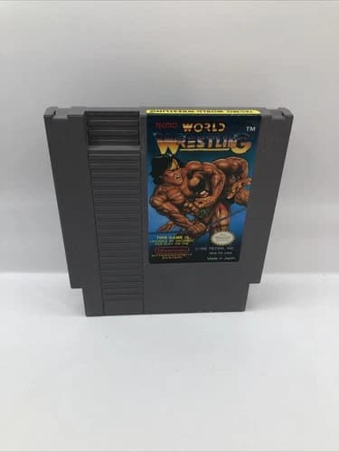 Tecmo World Wrestling (Nintendo Entertainment System, 1990) Cart Only! Tested!!!