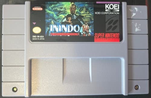 Inindo: The Way of the Ninja (Super Nintendo, 1993) Cart Only RPG