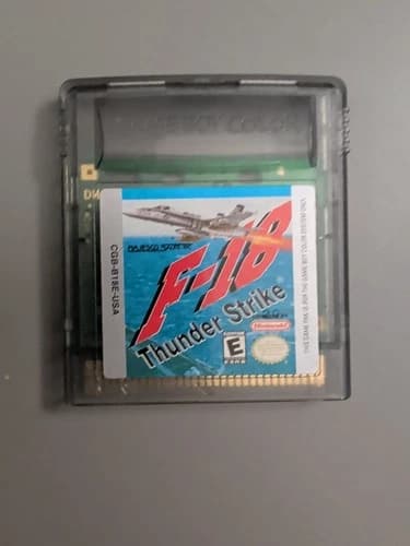 F-18 Thunder Strike (Nintendo Game Boy Color) Authentic GBC Cartridge TESTED