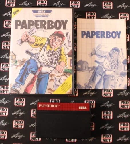 Paperboy - SMS (Sega Master System, 1990) (SMS) - Complete w/ Manual - Tested!