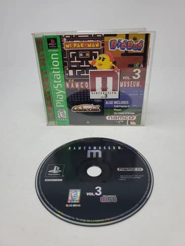 Namco Museum Vol 3 PlayStation 1 PS1 Complete With Manual CIB Greatest Hits