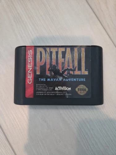 SEGA Genesis - Pitfall: The Mayan Adventure - Cartridge Only - Tested