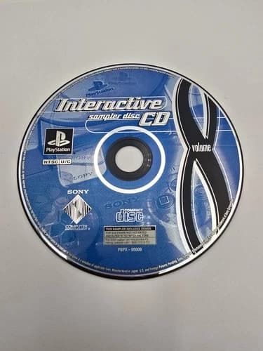 PlayStation Interactive Sampler Disc CD Volume 8 PS1 Spyro Medievil Metal Gear