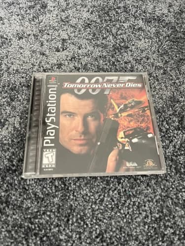 007 Tomorrow Never Dies PS1 CIB (Sony PlayStation 1) Black Label Complete