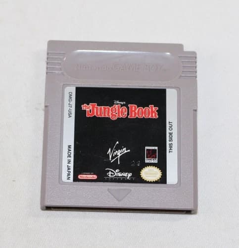 Disney's The Jungle Book Nintendo Game Boy Very Good Condition! Tested! NICE!