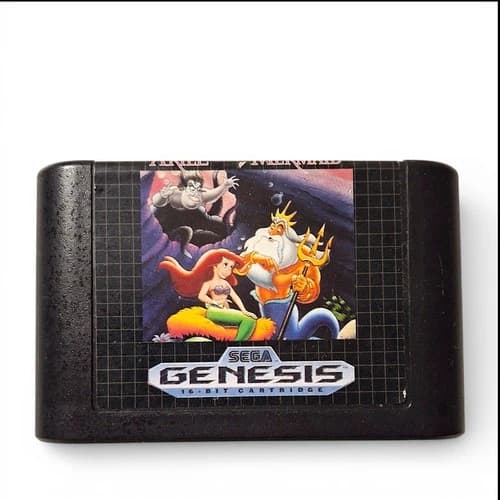 Ariel: The Little Mermaid (Sega Genesis, 1991) – Cartridge Only – Tested/Working