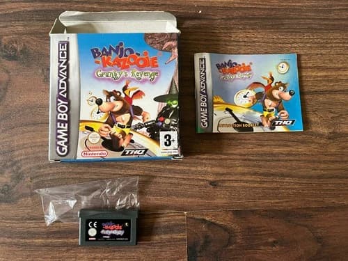 Banjo Kazooie: Grunty's Revenge GBA Boxed w/Manual Nintendo Game Boy Advance UK