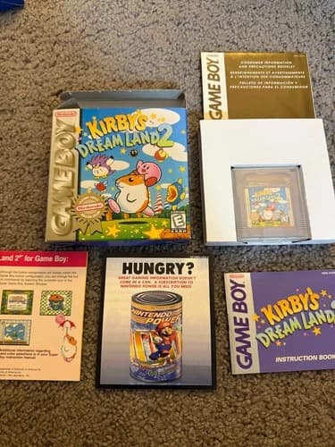 Kirby's Dream Land 2 (Nintendo Game Boy, 1995) - CIB, AUTHENTIC, TESTED