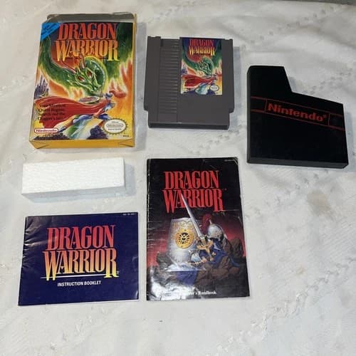 Dragon Warrior 1 (Nintendo NES) - Complete CIB With Explorers Handbook Tested