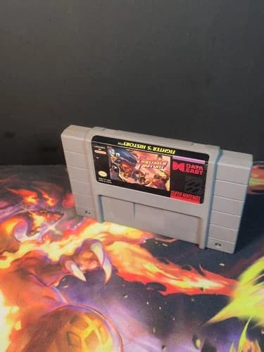 Fighter’s History Snes Authentic Tested Working