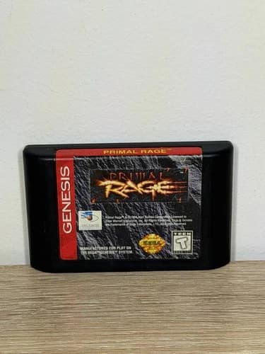 Primal Rage (Sega Genesis, 1995) Cartridge Only - Tested, Free Shipping 🎮💥