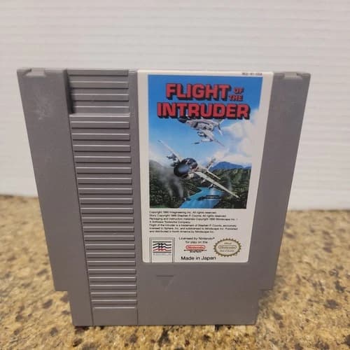 Flight of the Intruder Authentic Game Cart for the Nintendo NES - Mindscape
