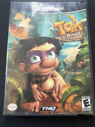 THQ Tak and the Power of Juju Platformer Nintendo GameCube E Rated NTSC-U/C