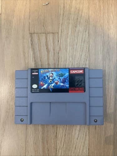 Mega Man X (Super Nintendo, 1994) SNES Authentic Cartridge Only Tested! Nice!!