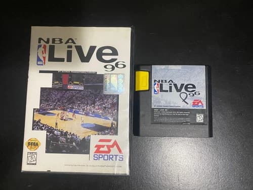 NBA Live 96 - Sega Genesis - EA Sports - Good Condition