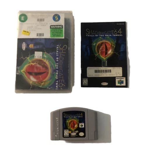 Shadowgate 64: Trials of the Four Towers Nintendo 64 N64 1999 Semi CIB Tested