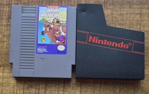 Mickey Mousecapade Nintendo NES Game Authentic Clean And Tested