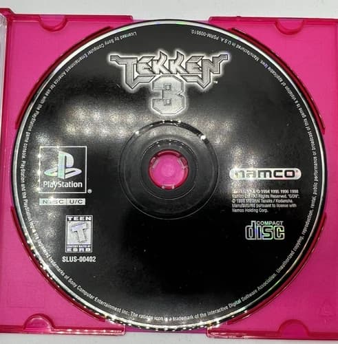 Tekken 3 PS1 PlayStation 1 Disc Only