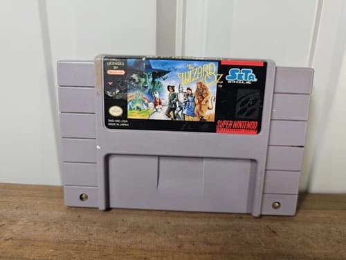 SNES The Wizard of Oz (Super Nintendo Entertainment System) - Authentic Great