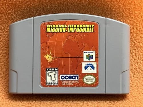 Mission Impossible Nintendo 64 N64 Original Authentic Classic Game!