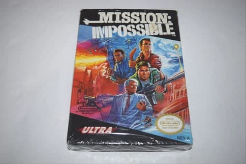 Mission Impossible Nintendo NES Video Game Complete in Box