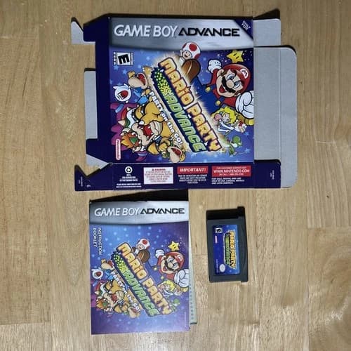 Mario Party Advance - Game Boy Advance Gba And Manual/Box