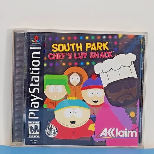 South Park Chef's Luv Shack (Sony PlayStation 1 PS1, 1999) tested Complete