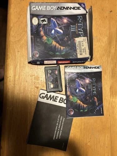 R-Type III: The Third Lightning (Gameboy Advance GBA) Complete CIB - Authentic