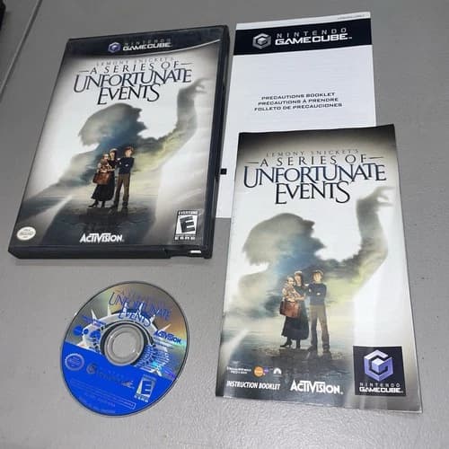 Lemony Snicket's A Series of Unfortunate Events (Nintendo GameCube) • Complete