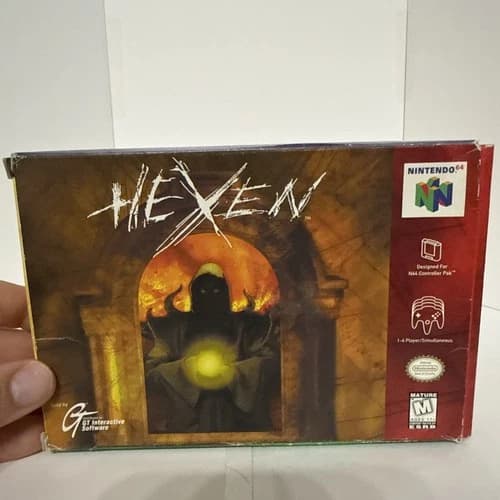 Hexen (Nintendo 64 N64) Complete CIB - Authentic