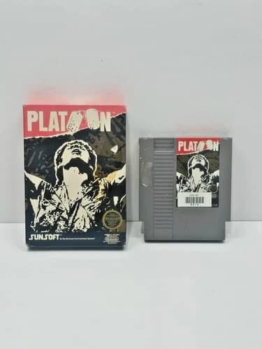 Platoon (Nintendo Entertainment System, 1988)Tested Working Authentic
