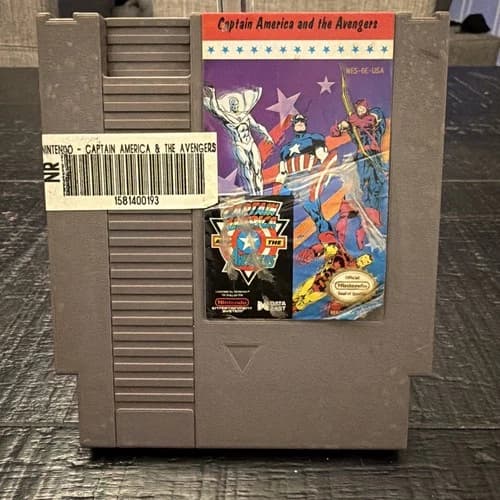 Captain America and The Avengers Nintendo NES Authentic Tested