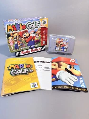 Mario Golf N64 Complete In Box CIB Nintendo 64 - Great Condition - Authentic