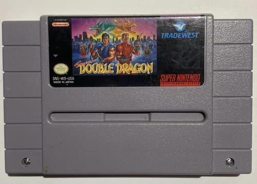 Super Double Dragon (Super Nintendo, SNES, 1992) Authentic Game Cartridge